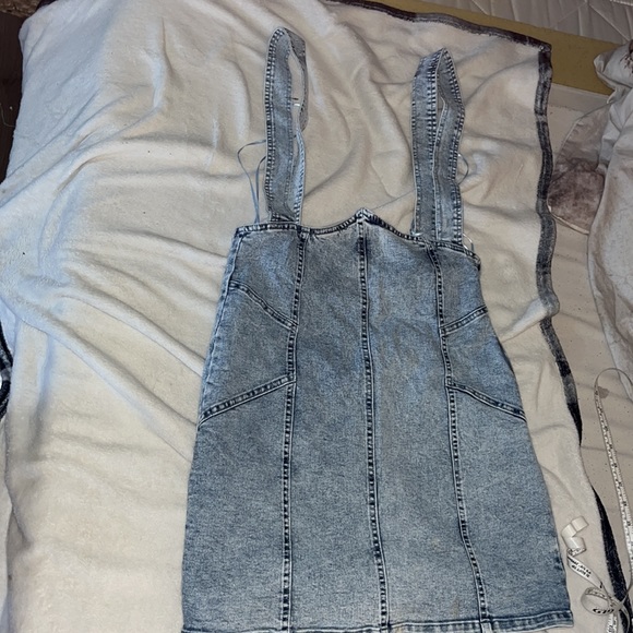 Lane 201 jean overall dress - Picture 2 of 4